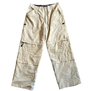 ONE TOUGH BRAND OTB Mens Khaki Convertible Zip Off Cargo Pants Size 34 Inseam 32